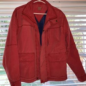 Vintage oversized red jacket.